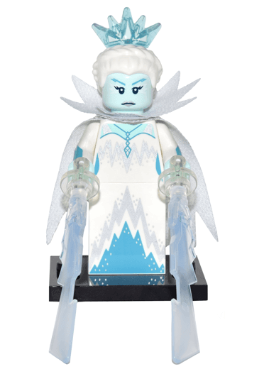 LEGO Ice Queen, Series 16 (Complete Set with Stand and Accessories) (col16-1) set, 2016