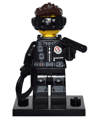 LEGO Spy, Series 16 (Complete Set with Stand and Accessories) (col16-14) set, 2016