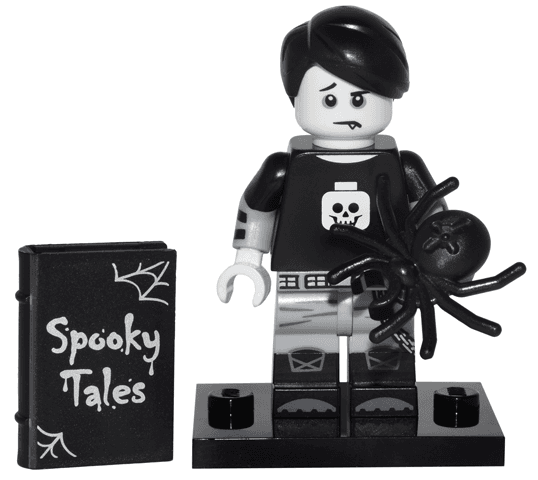 LEGO Spooky Boy, Series 16 (Complete Set with Stand and Accessories) (col16-5) set, 2016