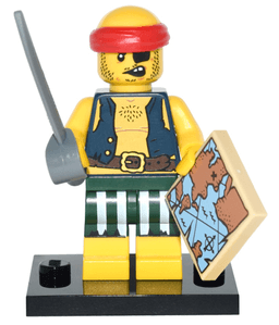 Scallywag Pirate, Series 16 (Complete Set with Stand and Accessories)