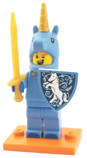 LEGO Unicorn Guy, Series 18 (Complete Set with Stand and Accessories) (col18-17) set, 2018