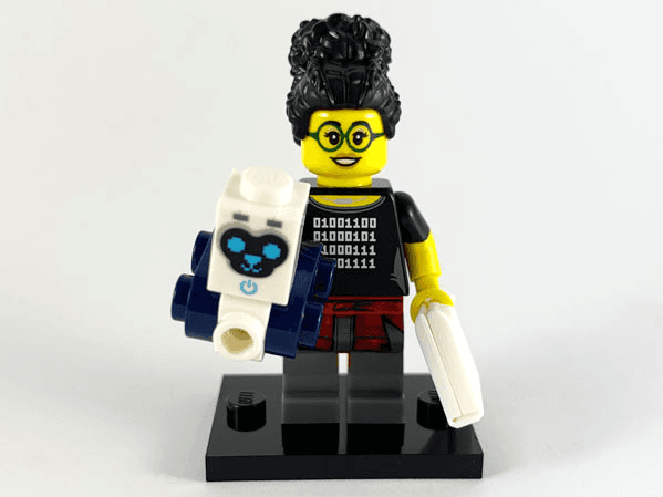 LEGO Programmer, Series 19 (Complete Set with Stand and Accessories) (col19-5) set, 2019
