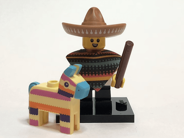 LEGO Piñata Boy, Series 20 (Complete Set with Stand and Accessories) (col20-1) set, 2020