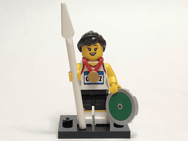 LEGO Athlete, Series 20 (Complete Set with Stand and Accessories) (col20-11) set, 2020