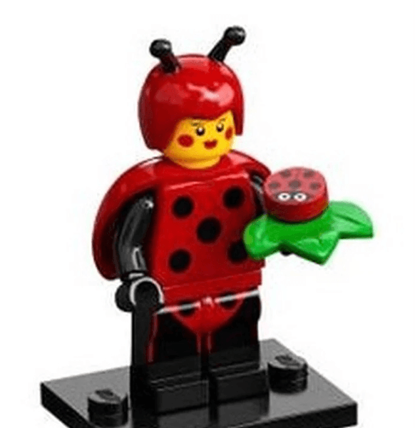 LEGO Ladybug Girl, Series 21 (Complete Set with Stand and Accessories) (col21-4) set, 2021