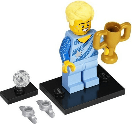 LEGO Figure Skating Champion, Series 22 (Complete Set with Stand and Accessories) (col22-6) set, 2022