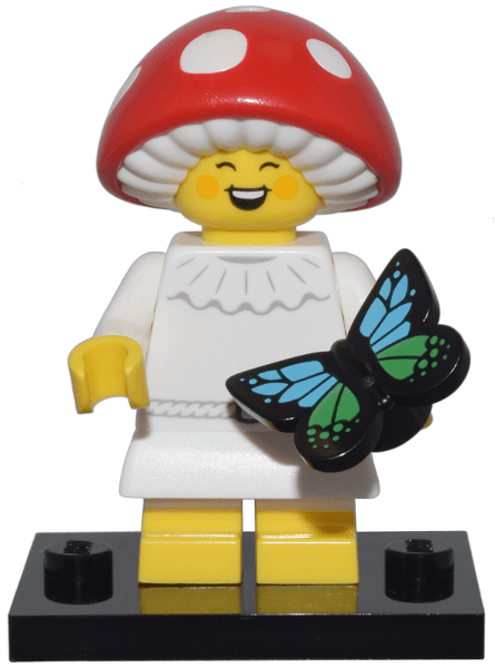 LEGO Mushroom Sprite, Series 25 (Complete Set with Stand and Accessories) (col25-6) set, 2024