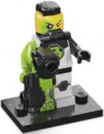 LEGO Blacktron Mutant, Series 26 (Complete Set with Stand and Accessories) (col26-12) set, 2024