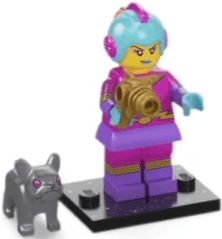 LEGO Retro Space Heroine, Series 26 (Complete Set with Stand and Accessories) (col26-4) set, 2024