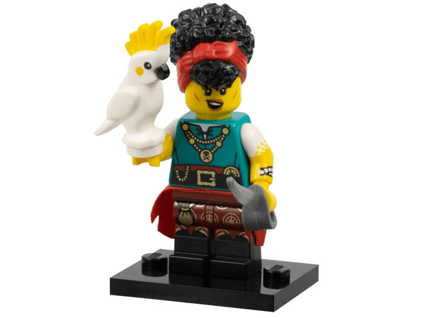 LEGO Pirate Quartermaster, Series 27 (Complete Set with Stand and Accessories) (col27-10) set, 2025