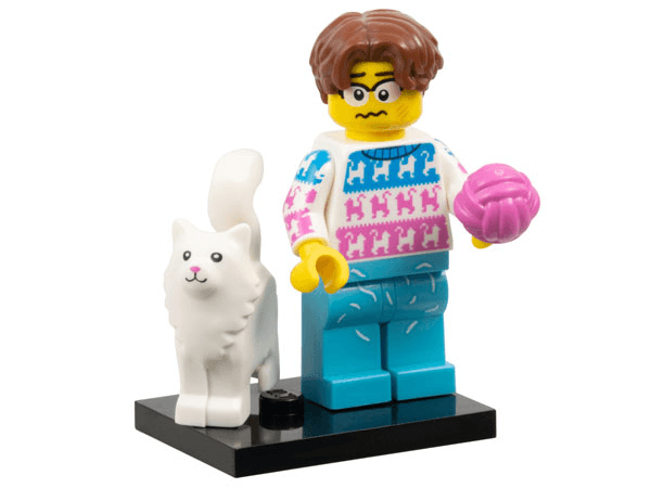 LEGO Cat Lover, Series 27 (Complete Set with Stand and Accessories) (col27-11) set, 2025