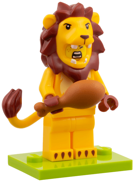 LEGO Lion Costume Fan, Series 28 (Complete Set with Stand and Accessories) (col28-11) set, 2026