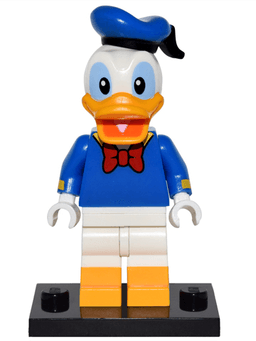 LEGO Donald Duck, Disney, Series 1 (Complete Set with Stand and Accessories) (coldis-10) set