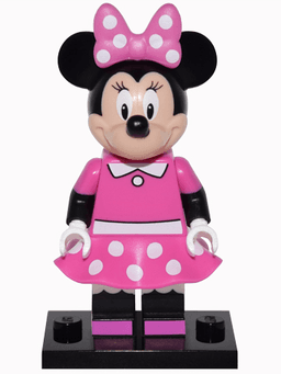 LEGO Minnie Mouse, Disney, Series 1 (Complete Set with Stand and Accessories) (coldis-11) set
