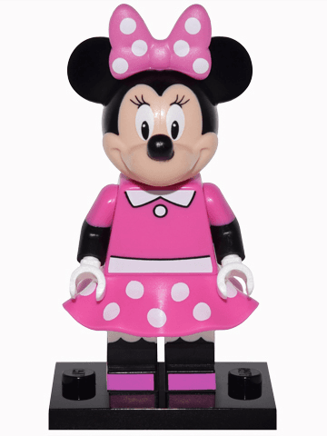 LEGO Minnie Mouse, Disney, Series 1 (Complete Set with Stand and Accessories) (coldis-11) set, 2016