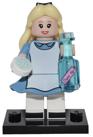 LEGO Alice, Disney, Series 1 (Complete Set with Stand and Accessories) (coldis-7) set, 2016