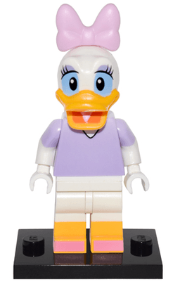 LEGO Daisy Duck, Disney, Series 1 (Complete Set with Stand and Accessories) (coldis-9) set