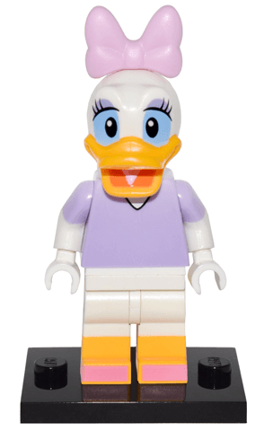 LEGO Daisy Duck, Disney, Series 1 (Complete Set with Stand and Accessories) (coldis-9) set, 2016