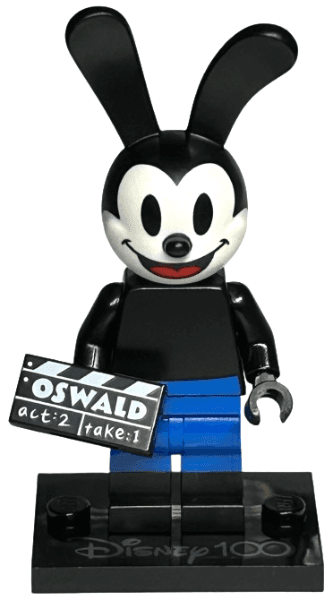 LEGO Oswald the Lucky Rabbit, Disney 100 (Complete Set with Stand and Accessories) (coldis100-1) set, 2023