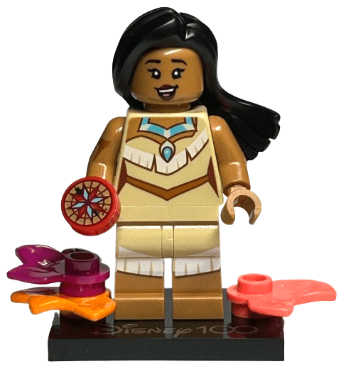 LEGO Pocahontas, Disney 100 (Complete Set with Stand and Accessories) (coldis100-12) set, 2023