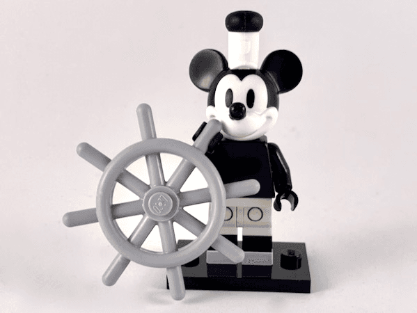 LEGO Vintage Mickey, Disney, Series 2 (Complete Set with Stand and Accessories) (coldis2-1) set, 2019