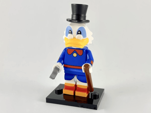 LEGO Scrooge McDuck, Disney, Series 2 (Complete Set with Stand and Accessories) (coldis2-6) set, 2019