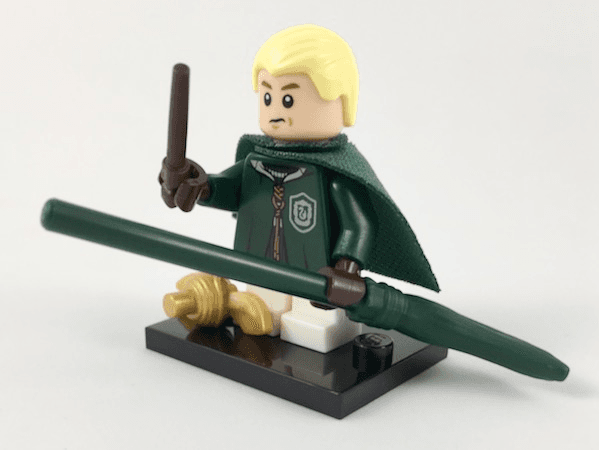LEGO Draco Malfoy, Harry Potter, Series 1 (Complete Set with Stand and Accessories) (colhp-4) set, 2018
