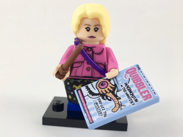 LEGO Luna Lovegood, Harry Potter, Series 1 (Complete Set with Stand and Accessories) (colhp-5) set, 2018