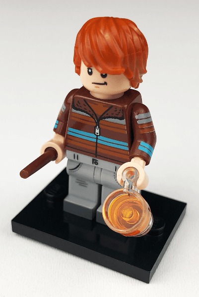 LEGO Ron Weasley, Harry Potter, Series 2 (Complete Set with Stand and Accessories) (colhp2-4) set, 2020