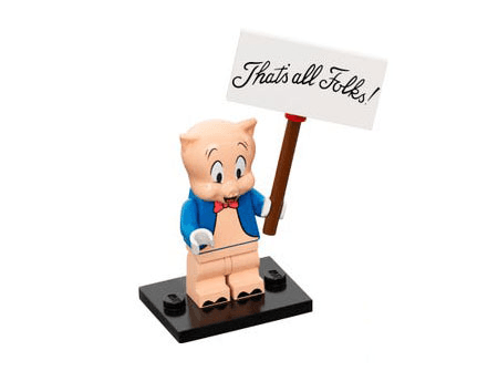LEGO Porky Pig (Complete Set with Stand and Accessories) (collt-12) set, 2021