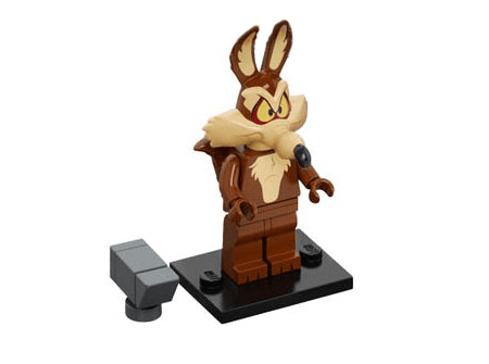 LEGO Wile E. Coyote (Complete Set with Stand and Accessories) (collt-3) set, 2021
