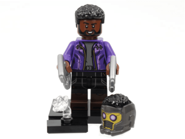 LEGO T'Challa Star-Lord, Marvel Studios, Series 1 (Complete Set with Stand and Accessories) (colmar-11) set, 2021