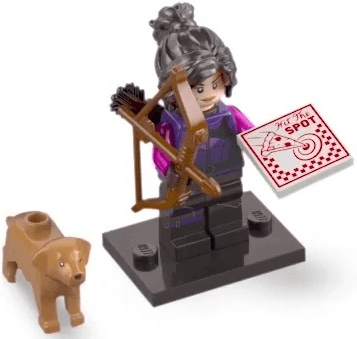 LEGO Kate Bishop, Marvel Studios, Series 2 (Complete Set with Stand and Accessories) (colmar2-7) set, 2023