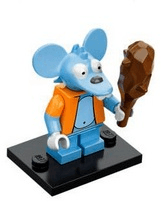 LEGO Itchy, The Simpsons, Series 1 (Complete Set with Stand and Accessories) (colsim-13) set, 2014