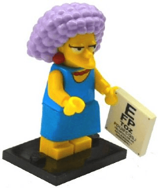 LEGO Selma, The Simpsons, Series 2 (Complete Set with Stand and Accessories) (colsim2-11) set, 2015