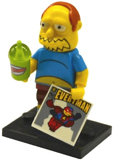 LEGO Comic Book Guy, The Simpsons, Series 2 (Complete Set with Stand and Accessories) (colsim2-7) set, 2015