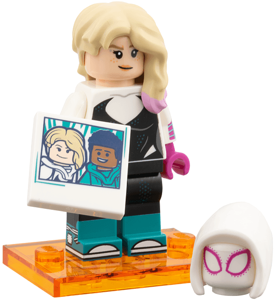 LEGO Gwen Stacy / Spider Gwen, Spider-Man Across the Spider-Verse (Complete Set with Stand and Accessories) (colspi-4) set, 2025