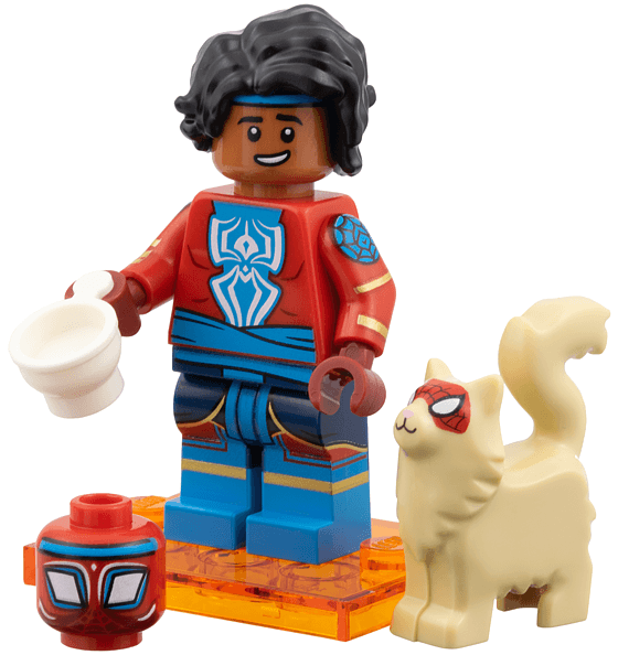 LEGO Pavitr Prabhakar / Spider-Man India, Spider-Man Across the Spider-Verse (Complete Set with Stand and Accessories) (colspi-6) set, 2025