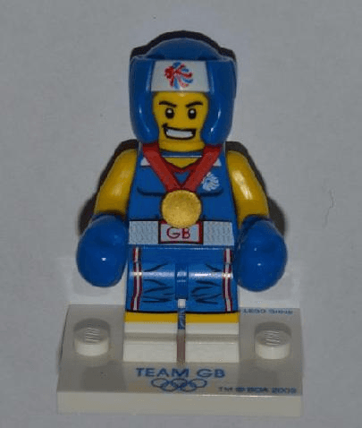 LEGO Brawny Boxer, Team GB (Complete Set with Stand and Accessories) (coltgb-1) set, 2012