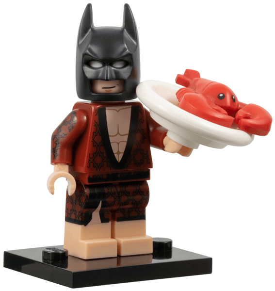 LEGO Lobster-Lovin' Batman, The LEGO Batman Movie, Series 1 (Complete Set with Stand and Accessories) (coltlbm-1) set, 2017