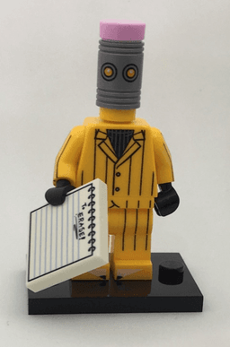 Eraser, The LEGO Batman Movie, Series 1 (Complete Set with Stand and Accessories)