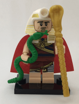 King Tut, The LEGO Batman Movie, Series 1 (Complete Set with Stand and Accessories)