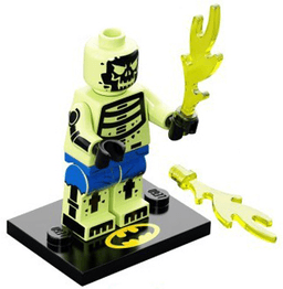 Doctor Phosphorus, The LEGO Batman Movie, Series 2 (Complete Set with Stand and Accessories)