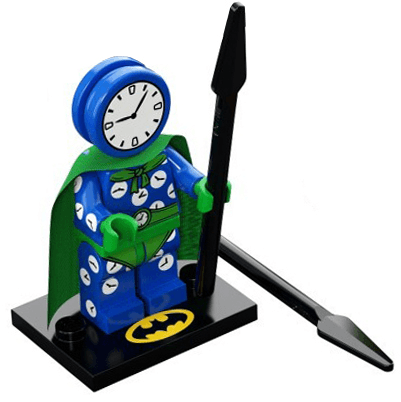 LEGO Clock King, The LEGO Batman Movie, Series 2 (Complete Set with Stand and Accessories) (coltlbm2-3) set, 2018