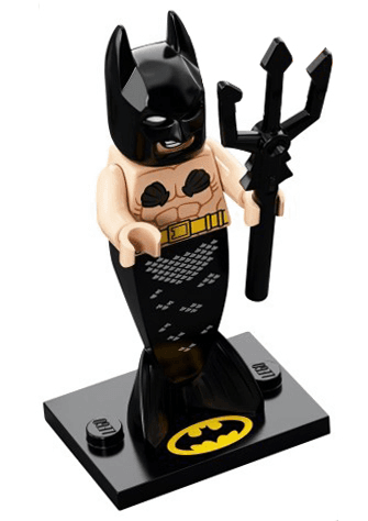 LEGO Mermaid Batman, The LEGO Batman Movie, Series 2 (Complete Set with Stand and Accessories) (coltlbm2-5) set, 2018