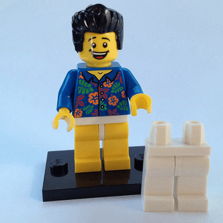 LEGO 'Where are my Pants?' Guy, The LEGO Movie (Complete Set with Stand and Accessories) (coltlm-13) set, 2014