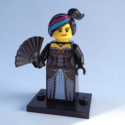 Wild West Wyldstyle, The LEGO Movie (Complete Set with Stand and Accessories)