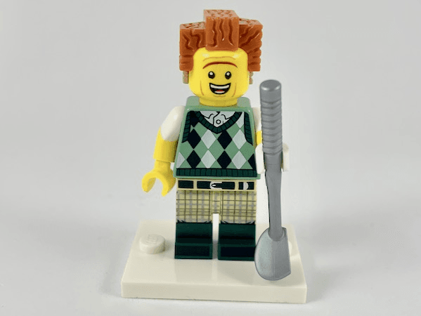 LEGO Gone Golfin' President Business, The LEGO Movie 2 (Complete Set with Stand and Accessories) (coltlm2-12) set, 2019