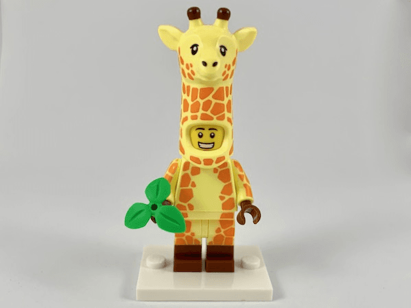 LEGO Giraffe Guy, The LEGO Movie 2 (Complete Set with Stand and Accessories) (coltlm2-4) set, 2019