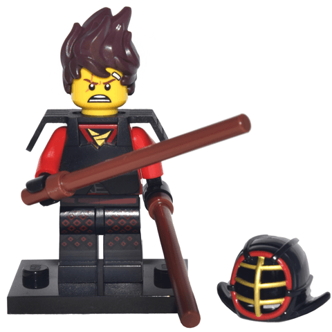 LEGO Kai Kendo, The LEGO Ninjago Movie (Complete Set with Stand and Accessories) (coltlnm-1) set, 2017